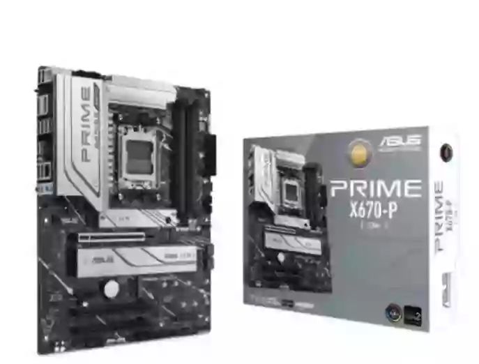 AMD Asus PRIME X670-P DDR5 AM5 Gaming Desktop Motherboard
